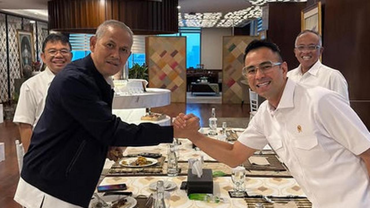 Potret Raffi Ahmad Diskusi Bareng Anggito Abimanyu Wakil Menteri Keuangan, Dijuluki Utusan Khusus Presiden Paling Sibuk