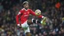 Pada menit ke-61 Manchester United gantian memiliki peluang lewat Marcus Rashford. Tembakan kaki kanannya usai skema serangan balik cepat masih menyamping tipis dari gawang Tim Krul. (AFP/Daniel Leal)