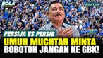 Manajer Persib Bandung, Umuh Muchtar, mengimbau seluruh Bobotoh untuk tidak memaksakan diri datang ke Stadion GBK, Jakarta, saat Persib menghadapi Persija. Umuh mengingatkan bahwa sejumlah kejadian di masa lalu telah menimbulkan korban. Ia berharap ...