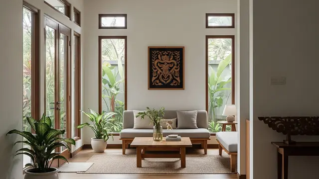 Ilustrasi Interior Konsep Minimalis