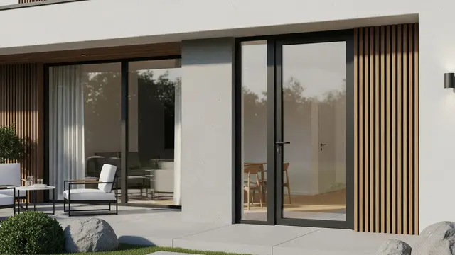 Pilihan Pintu Teras Aluminium Minimalis