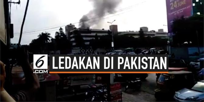 VIDEO: Rumah Sakit Militer di Pakistan Meledak