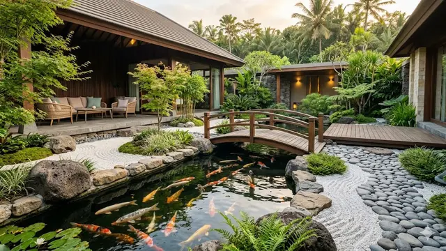 Inspirasi Taman Zen dan Kolam Ikan untuk Rumah Modern