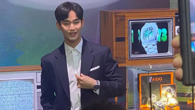 Kim Soo Hyun saat peluncuran Mido di Bangkok, Thailand (Istimewa)