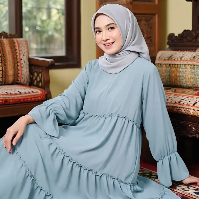 Baju Gamis Ibu Ibu Model Terbaru