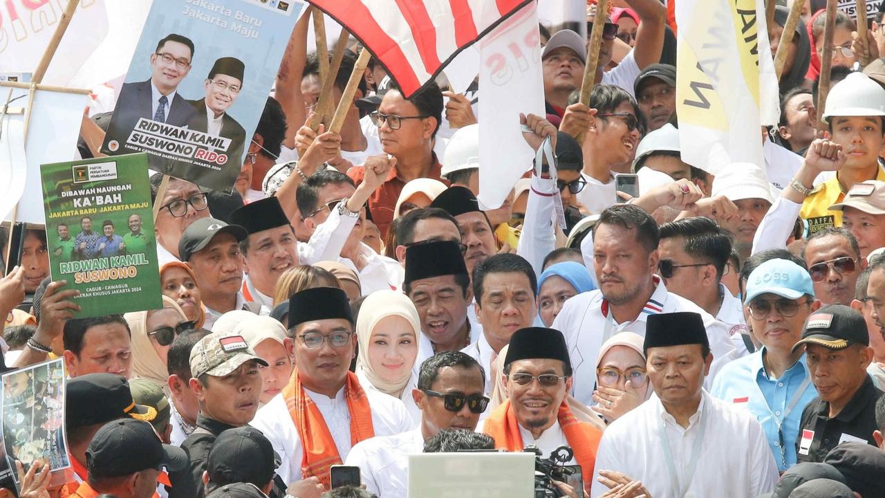 Ridwan Kamil dan Suswono Lakukan Ritual Ini Sebelum Daftar Cagub-Cawagub ke KPU