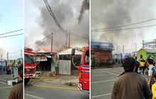 Tempat penitipan motor di Stasiun Bogor terbakar, 50 motor hangus