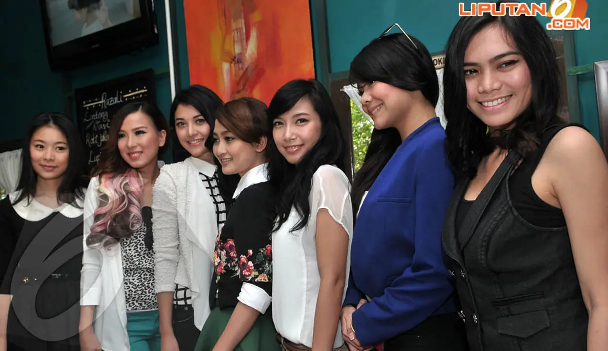Dan tak ingin tertipu lagi dengan isi kontrak kerjasama dengan sebuah managemen, girlband yang beranggotakan 7 orang itu memutuskan untuk membuat label sendiri. (Liputan6.com/Faisal R. Syam)