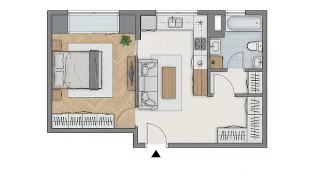 Rumah Minimalis dengan Mezzanine