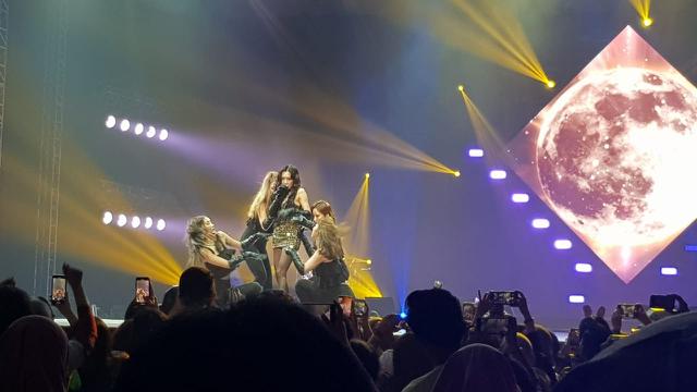 Tiffany Young di Super K-Pop Festival Indonesia 2019 hari pertama.