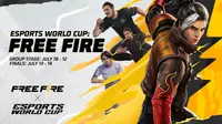 Turnamen Free Fire Debut di Esports World Cup 2024 dengan Hadiah Rp 15,6 Miliar!. (Doc: Garena Indonesia)