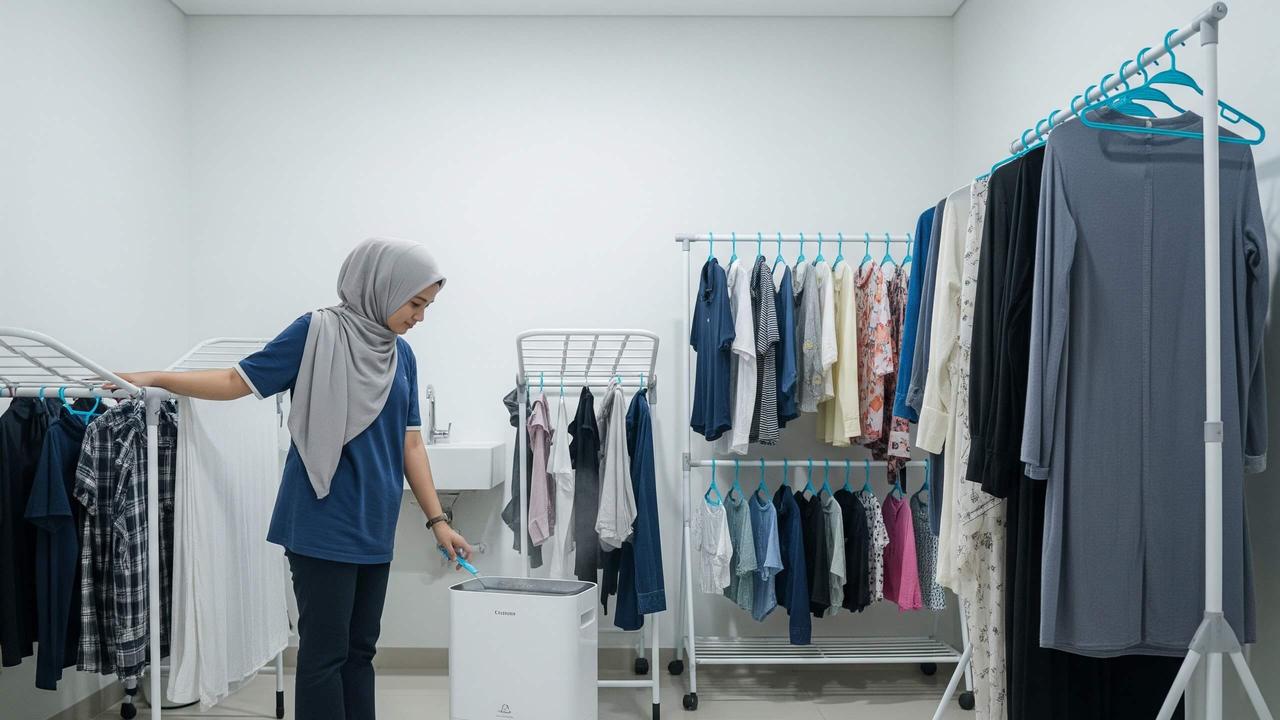 Solusi Area Jemur Tanpa Matahari Langsung Agar Pakaian Tak Bau Apek