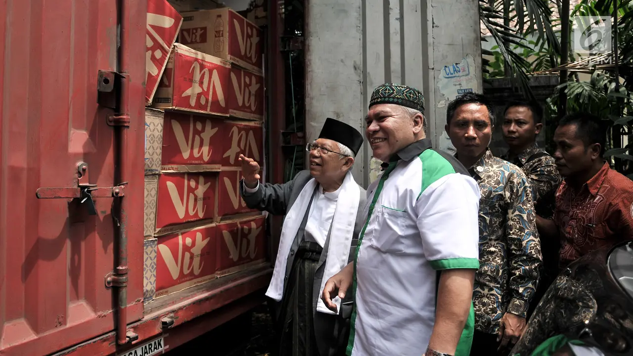 Ma'ruf Amin Kirim Bantuan untuk Korban Gempa dan Tsunami Palu