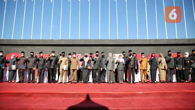 47 pejabat adminstrator baru Pemkot Makassar (Liputan6.com/Fauzan)