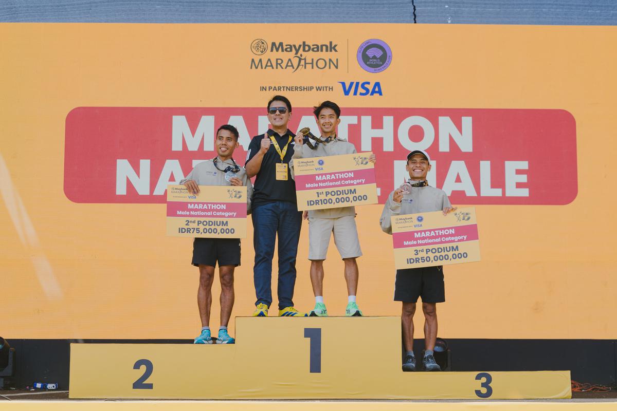 Jelang Asian Games, Robi Syanturi juara Maybank marathon 2026 kategori National Male