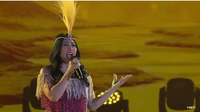Anggun Nyanyikan Single Legendaris Mimpi Di Pembukaan Peparnas Xvi Papua Showbiz Liputan6 Com