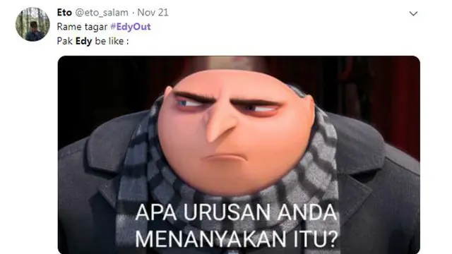 Warganet Kecewa Timnas Gagal AFF 2018, Meme Edy Out Banjiri Medsos