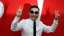 Psy meraih sukses melalui album pertamanya ‘Psy 6 (Six Rules) Part 1’ yang membawa Psy menjadi sorotan dunia dengan hits ‘’Gangnam Style’. (Bintang/EPA)