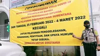 Pengadilan Negeri Makassar Lockdown (Liputan6.com/Eka Hakim)