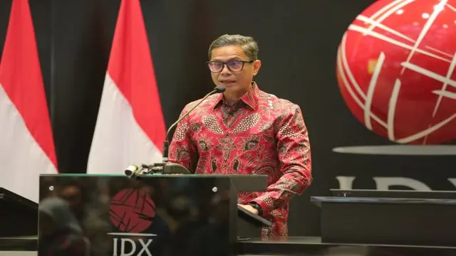 Wakil Menteri BUMN I Pahala Nugraha Mansury dalam konferensi pers perdagangan perdana saham PT Pertamina Geothermal Energy Tbk (PGEO), Jumat (24/3/2023). (Foto: BEI)