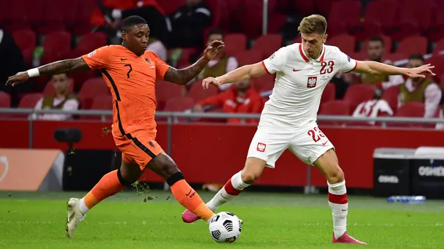 Steven Bergwijn Bawa Belanda Kalahkan Polandia di UEFA Nations League