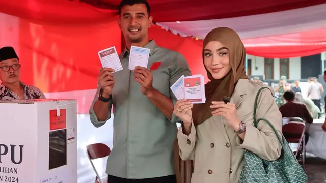 Adu Gaya Pasutri Seleb Nyoblos di Pilkada 2024, Ada Raffi Ahmad-Nagita Slavina hingga Atta Halilintar-Aurel Hermansyah