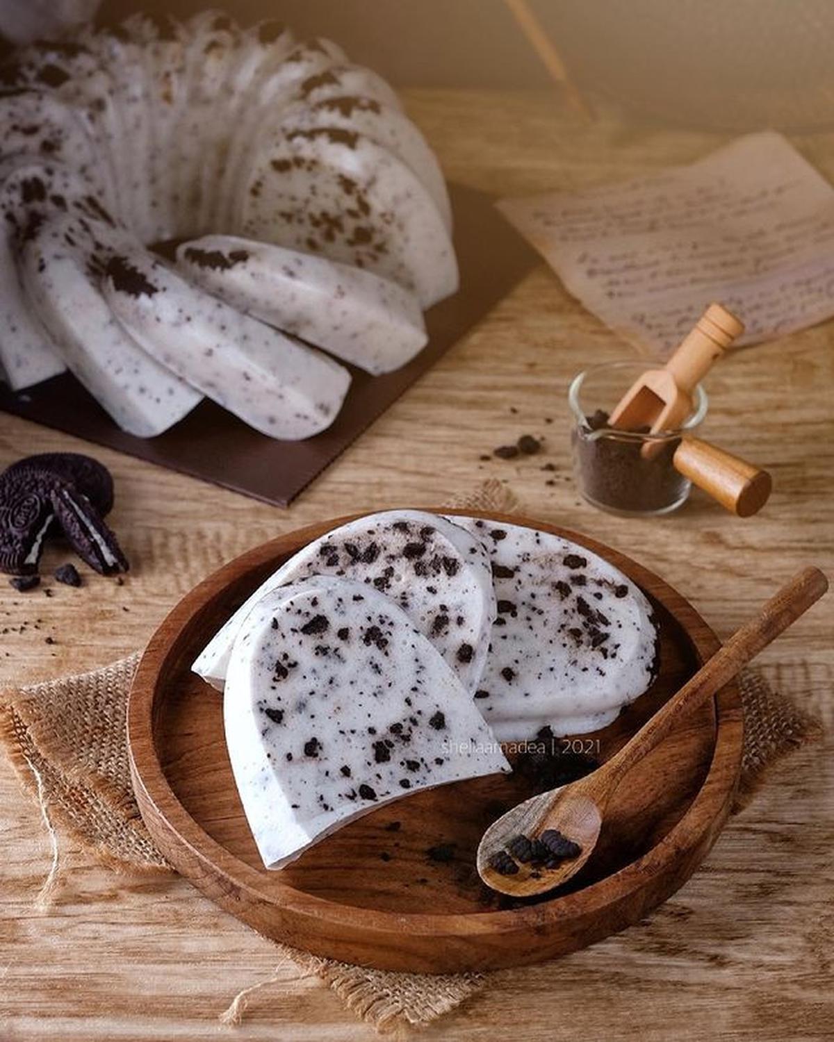 Puding Busa White Oreo