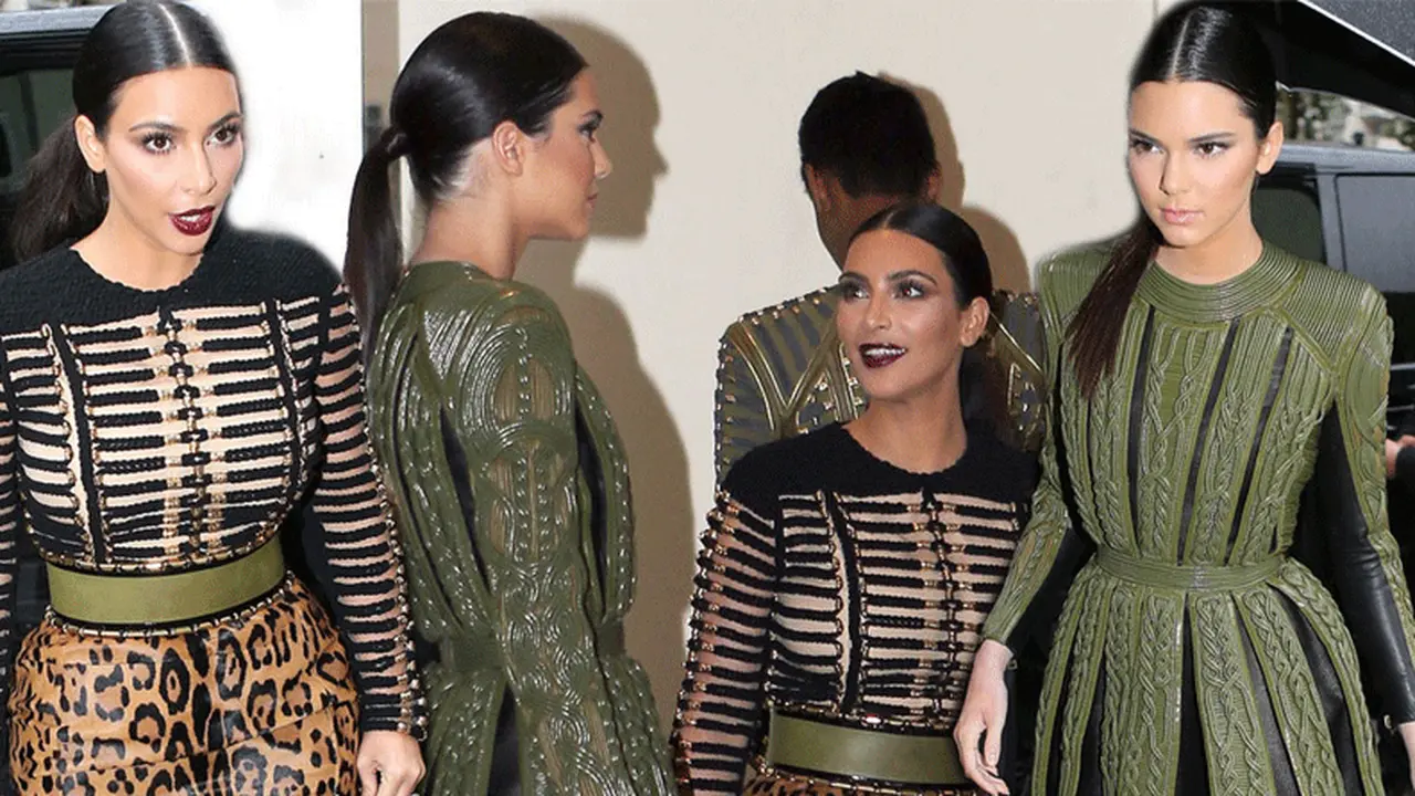 Kendall Jenner dan KIm Kardashian 