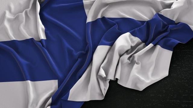 Ilustrasi bendera negara Finlandia
