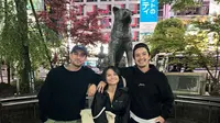 Acha Septriasa bersama Morgan Oey dan Omar Daniel syuting film Suami yang Lain (Foto: IG septriasaacha)