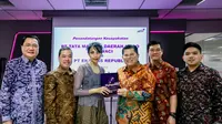 MyRepublic Indonesia dan TMD Lippo Karawacimenandatangani kesepakatan strategis untuk mengembangkan jaringan telekomunikasi Fiber to the Home (FTTH) di kawasan TMD Lippo Karawaci dan afiliasinya. (Dok LPKR)