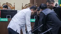 Majelis Hakim Pengadilan Tindak Pidana Korupsi (Tipikor) Jakarta menyatakan, Rafael terbukti bersalah sebagaimana dakwaan Jaksa Komisi Pemberantasan Korupsi (KPK). (Liputan6.com/Angga Yuniar)