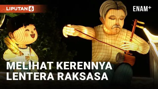 VIDEO: Ribuan Orang Ramaikan Festival Lentera Raksasa di Beijing