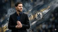 Xabi Alonso, Chelsea. (Foto by Gemini AI)