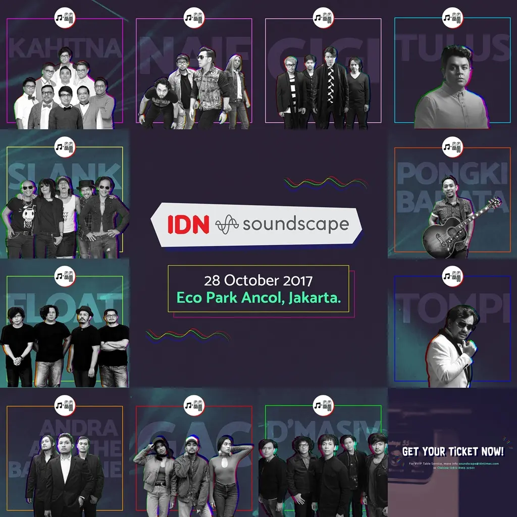 Konser musik IDN Soundscape. (IDN Media)