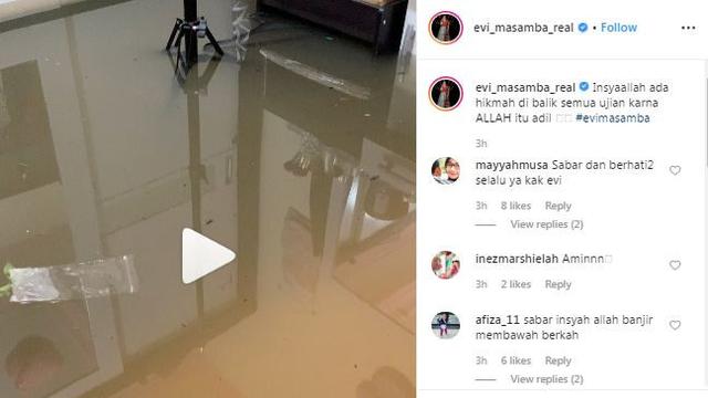 Unggahan Evi Masamba di Instagram. (Foto: Dok. Instagram @evi_masamba_real)