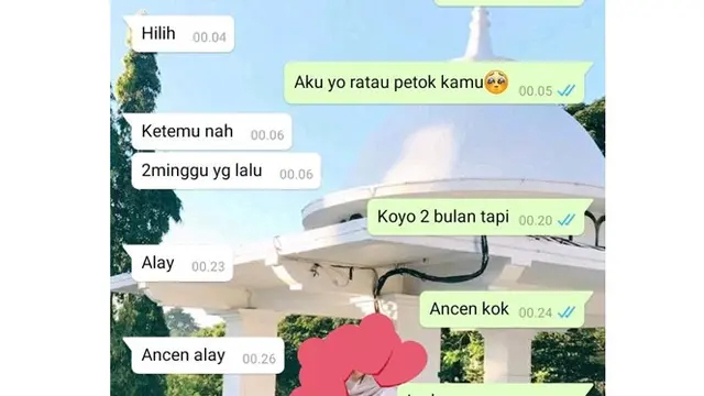 6 Chat Dibilang 'Alay' Sama Pacar Ini Bikin Senyum Tipis