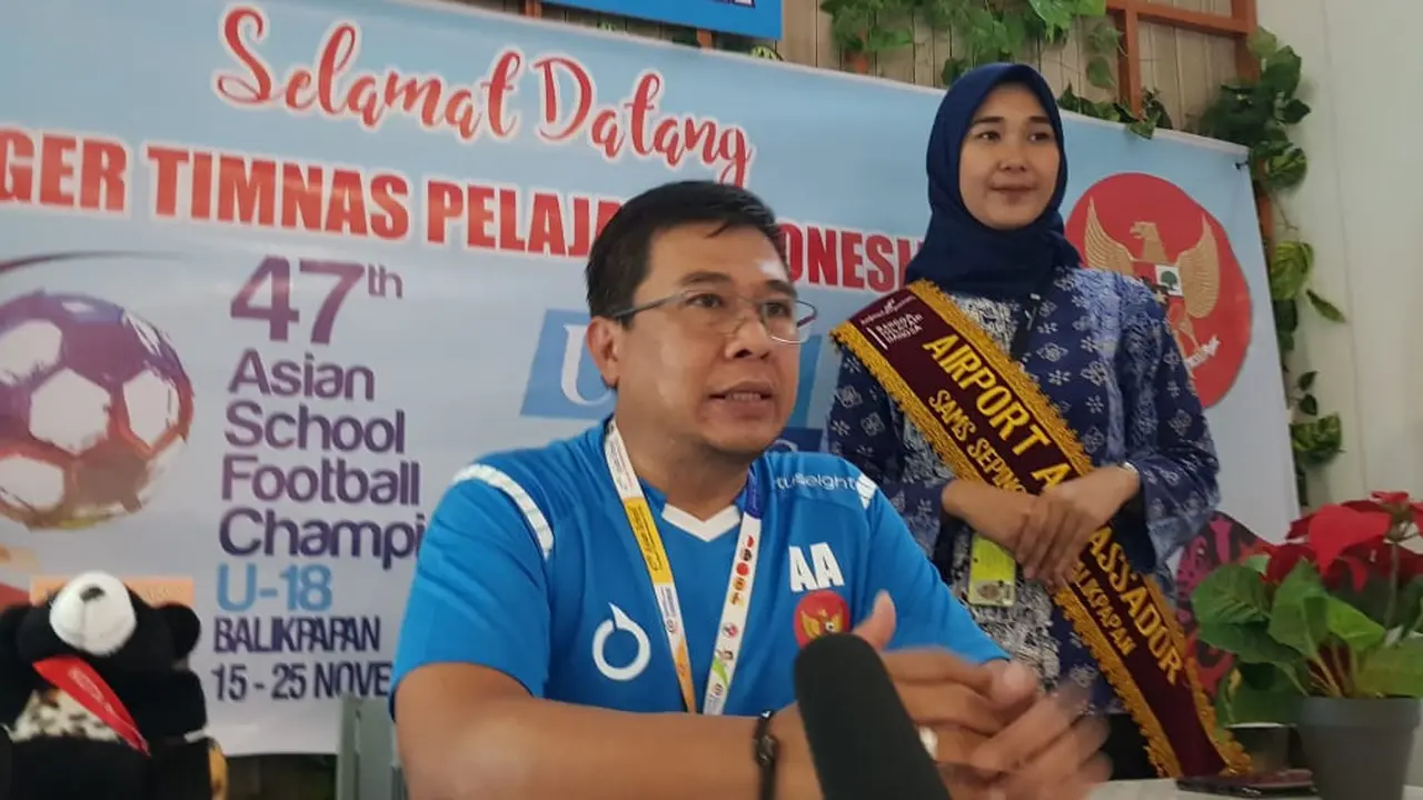 Manajer timnas pelajar U-18 Indonesia, Ahmad Arsani