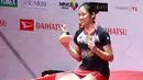 Gelar Indonesia Masters 2023 menjadi gelar kedua An Se Young pada awal tahun ini setelah sebelumnya menjadi kampiun di India open 2023 seminggu sebelumnya. (Bola.com/M Iqbal Ichsan)