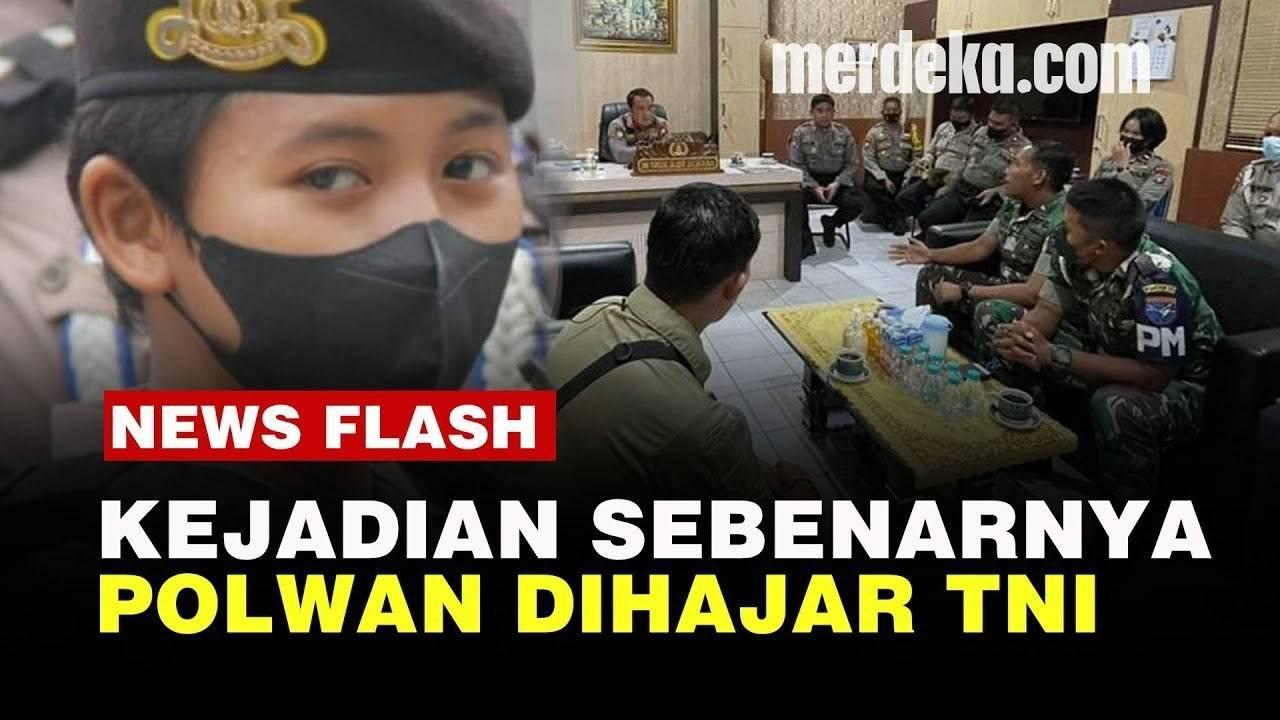 VIDEO: Kronologi Lengkap Polwan Bripda Tazkia Nabila Dibogem Anggota TNI saat Patroli