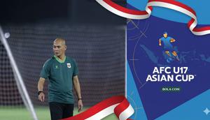 Kurniawan Dwi Yulianto di Piala Asia U-17 2026. (Bola.com/Kurniawan Dwi Yulianto)