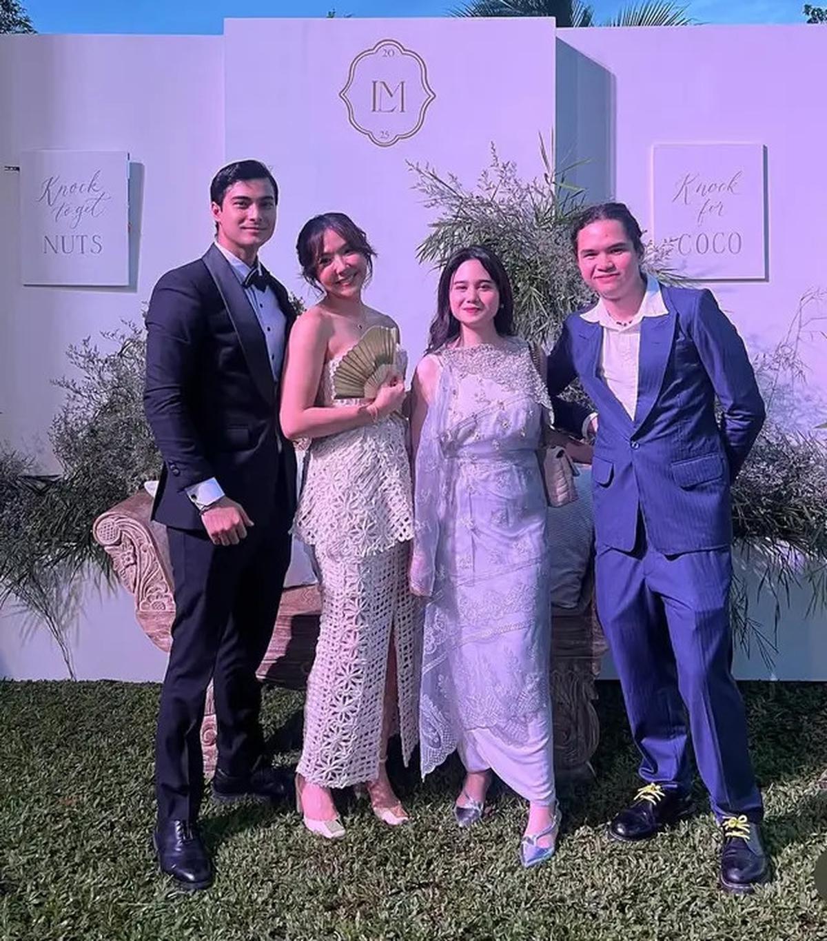 12 Gaya Outfit Pasangan Selebritis Hadir di Hari ke-2 Pernikahan Luna Maya dan Maxime Bouttier, dari Gisella hingga Anya Geraldine