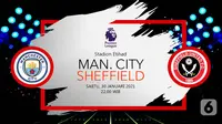 Manchester City vs Sheffield United (Liputan6.com/Abdillah)