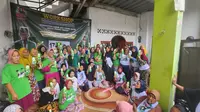Dalam upaya mendorong pemberdayaan ekonomi masyarakat, Relawan Teras LM Sahabat Sandiuno For Ganjar Bekasi menggelar Workshop Penciptaan Lapangan Kerja (Istimewa)