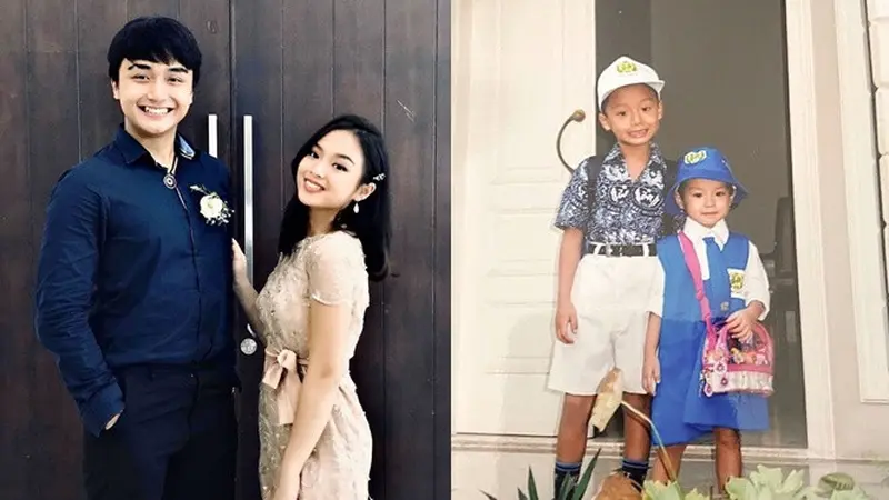 6 Potret Kebersamaan Leon Dozan dan Nabilah Rahman, Kakak Adik Kompak Sedari Kecil