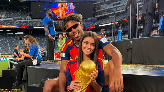 Unggahan Pacar Lamine Yamal Disorot usai Spanyol Juara Piala Dunia 2026: Kamu Berhasil Cintaku