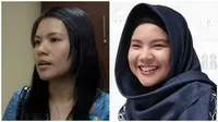 Theresia Ebenna kini tampil cantik dengan hijab setelah mantap berhijrah. (Sumber: Kapanlagi/Instagram/@teretorial)