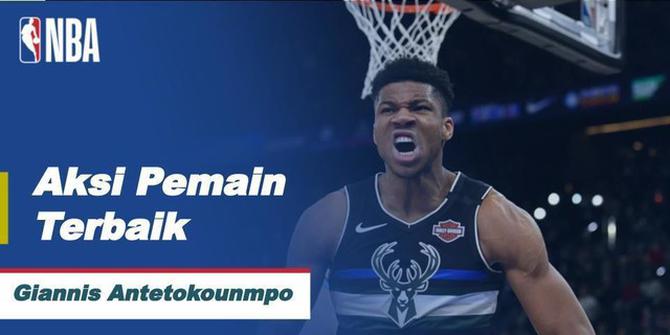 VIDEO: Aksi-Aksi Terbaik MVP Final NBA 2021, Giannis Antetokounmpo Saat Antarkan Milwaukee Bucks Menang di Game 6