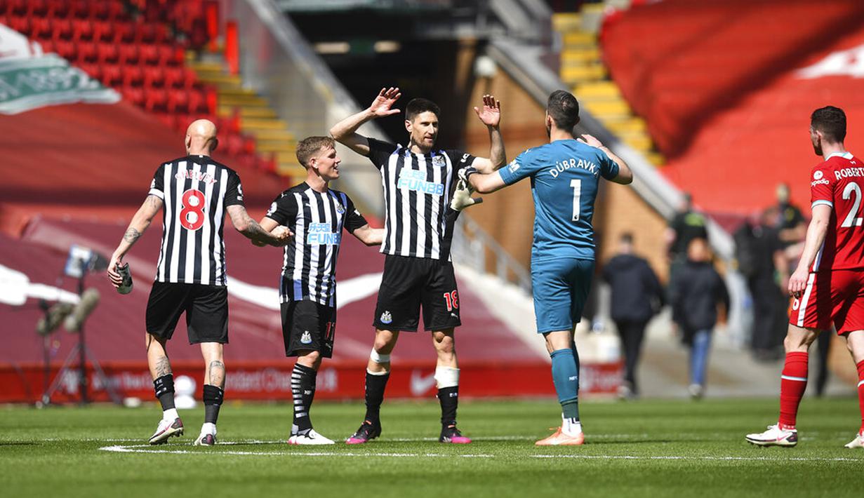 FOTO: Liverpool Ditahan Imbang Newcastle United di Anfield ...
