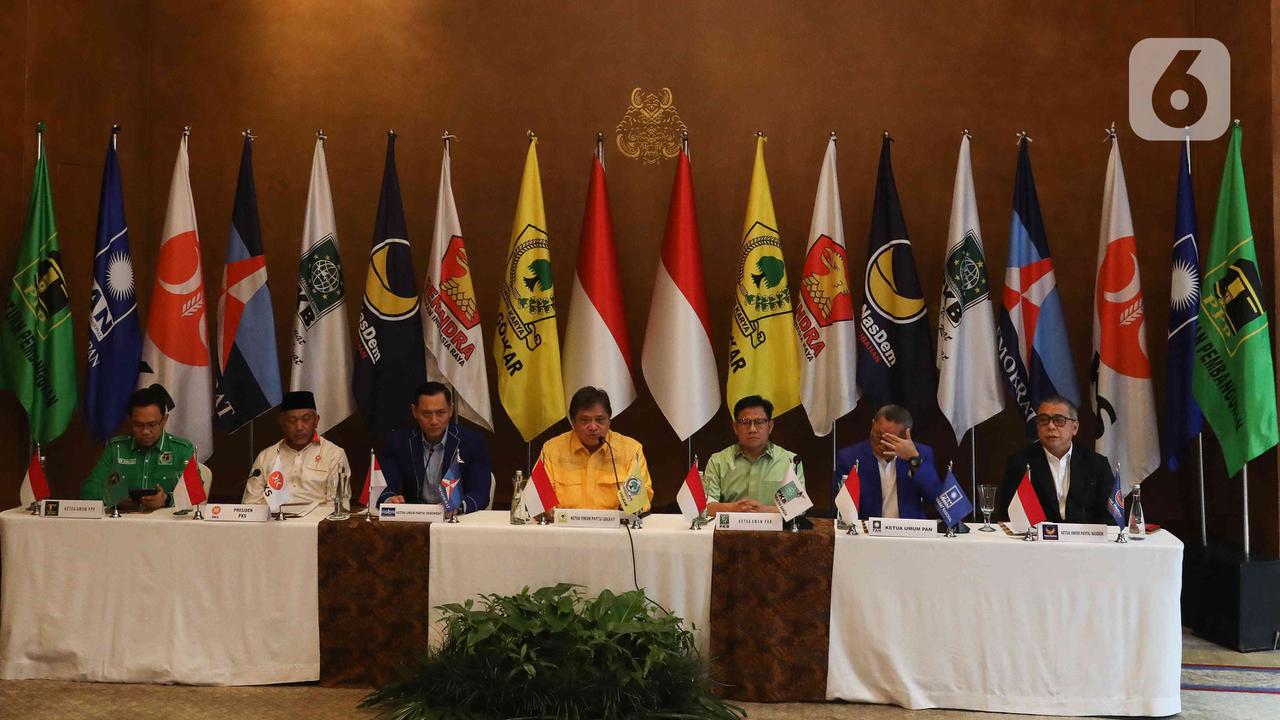 Silaturahmi Awal Tahun Delapan Partai Politik